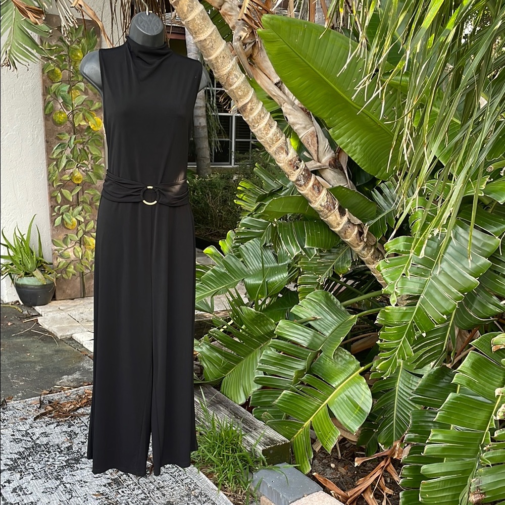 Michael Kors cropped wide leg jumpsuit